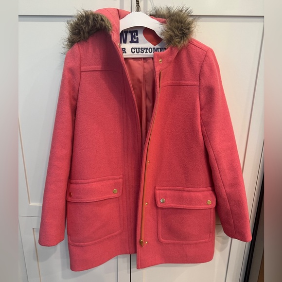 J. Crew Factory Vail Hooded Parka - Bubblegum pink - Picture 5 of 14